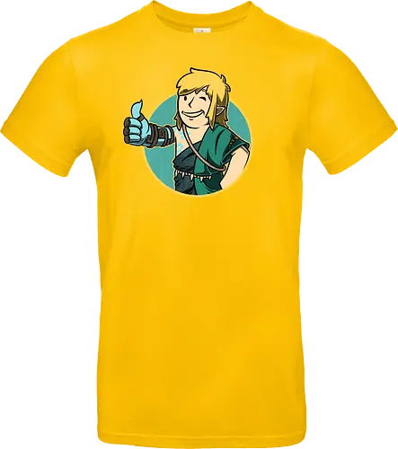 Vault Elf Boy Game - vault, Hero of Time, mashup, gaming, kingdom - Standard T-Shirt