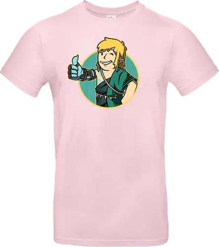 Vault Elf Boy Game - vault, Hero of Time, mashup, gaming, kingdom - Standard T-Shirt