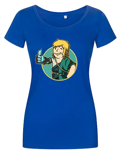 Vault Elf Boy Game - vault, Hero of Time, mashup, gaming, kingdom - Women T-Shirt