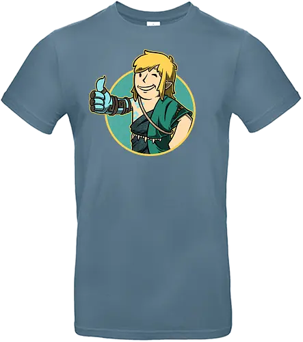 Vault Elf Boy Game - vault, Hero of Time, mashup, gaming, kingdom - Standard T-Shirt