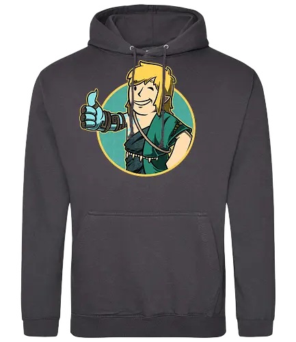 Vault Elf Boy Game - vault, Hero of Time, mashup, gaming, kingdom - Standard Hoodie
