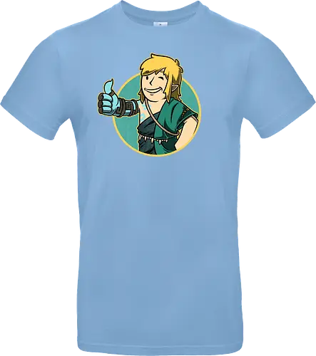 Vault Elf Boy Game - vault, Hero of Time, mashup, gaming, kingdom - Standard T-Shirt