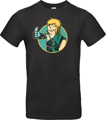Vault Elf Boy Game - vault, Hero of Time, mashup, gaming, kingdom - Standard T-Shirt