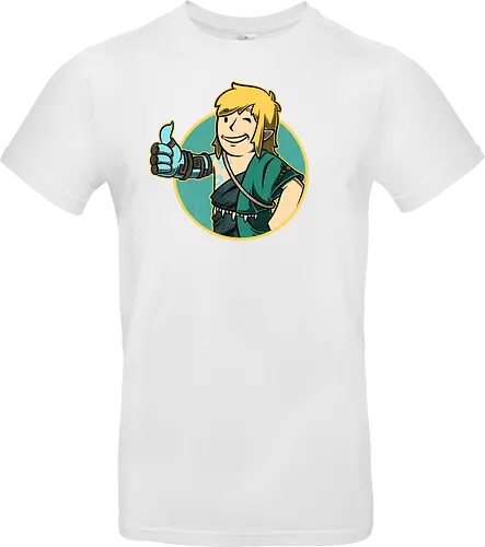 Vault Elf Boy Game - vault, Hero of Time, mashup, gaming, kingdom - Standard T-Shirt