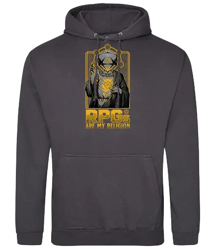 RPGs are my Religion - pen and paper, rpg, dice, würfel, religion - Standard Hoodie