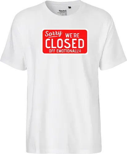 sorry we're closed of emotionally