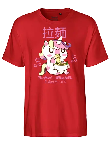 Unicorn ramen - einhorn, ramen, delicious - Fairtrade T-Shirt