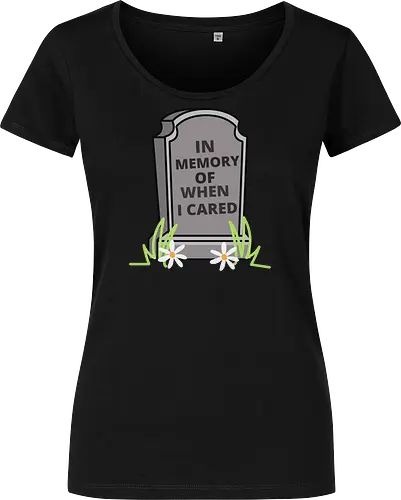 in memory of when i cared
