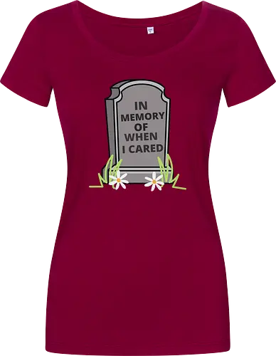 in memory of when i cared