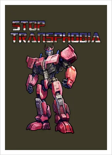 Stop Transphobia transformers