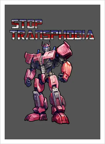 Stop Transphobia transformers