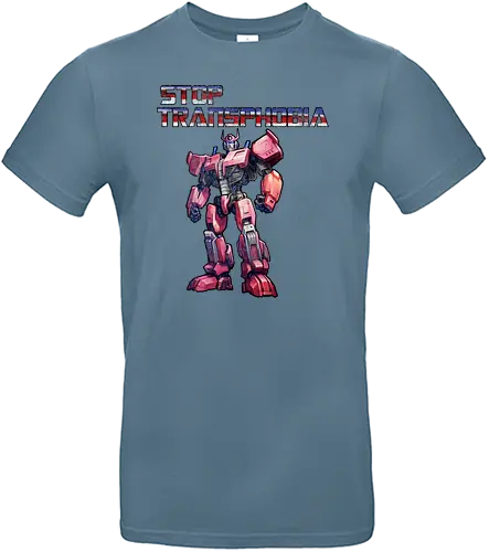 Stop Transphobia transformers - gundam, transformer, trans, Statement - Standard T-Shirt