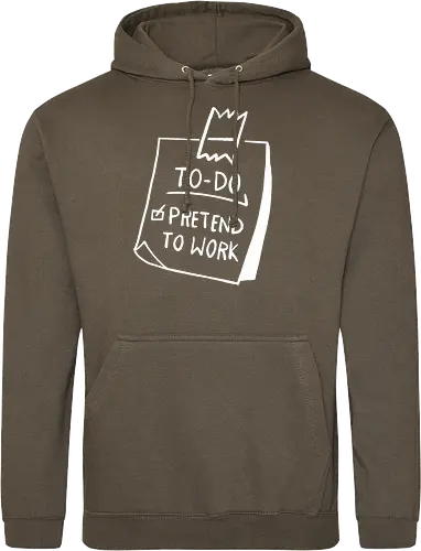 to do pretend to work