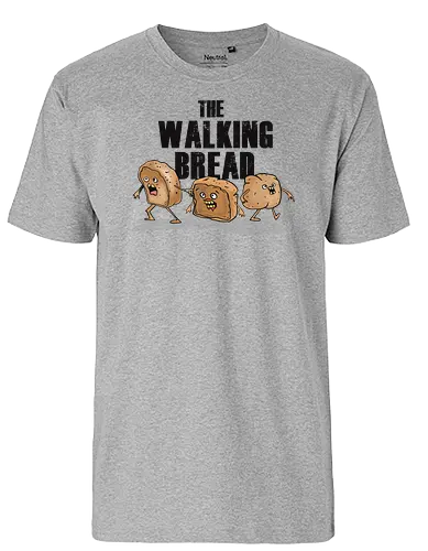 the walking bread - bread, brot, zombie, mashup, Wordplay - Fairtrade T-Shirt
