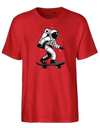 skateboard astronaut - skate, Skating, astronaut, space - Fairtrade T-Shirt