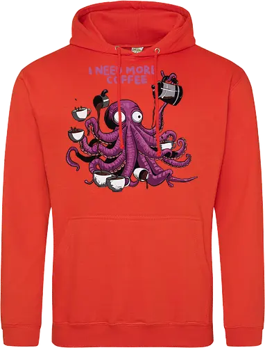 octopus i need more coffee
