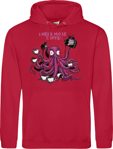 octopus i need more coffee