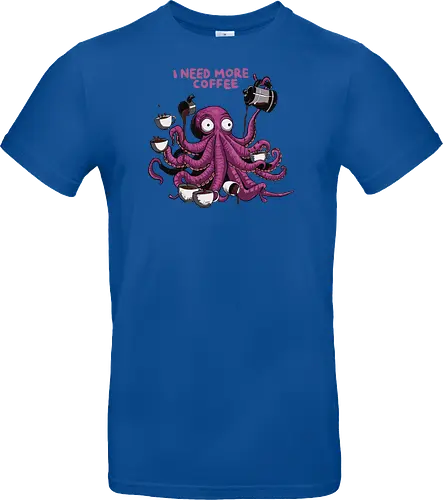 octopus i need more coffee