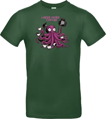 octopus i need more coffee