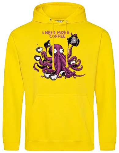 octopus i need more coffee