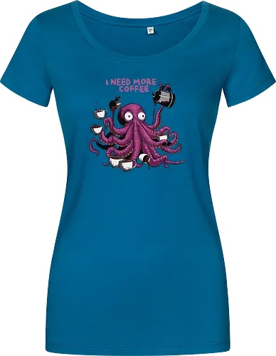 octopus i need more coffee