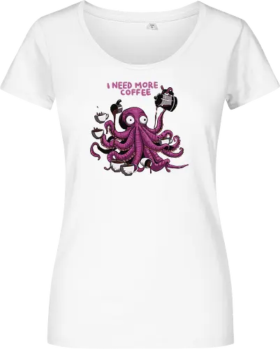 octopus i need more coffee