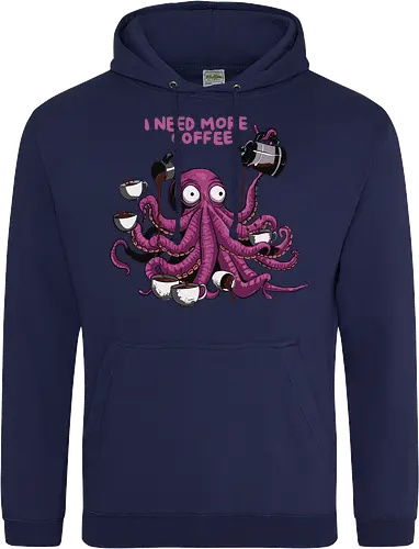octopus i need more coffee