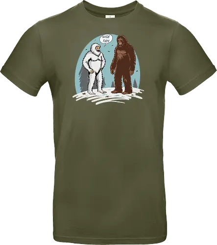 Yeti meets Sasquatch Nice tan