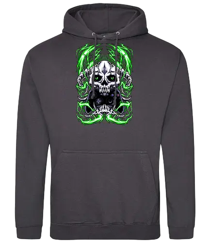 thunder game - Console Gaming, lightning, skull - Standard Hoodie