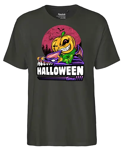 halloween time - halloween, pumpkin, kürbis, scary - Fairtrade T-Shirt