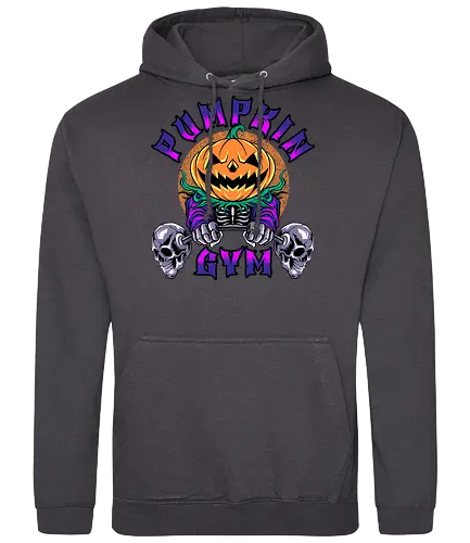 pumpkin gym - pumpkin, kürbis, jack-o-lantern, halloween, gym - Standard Hoodie