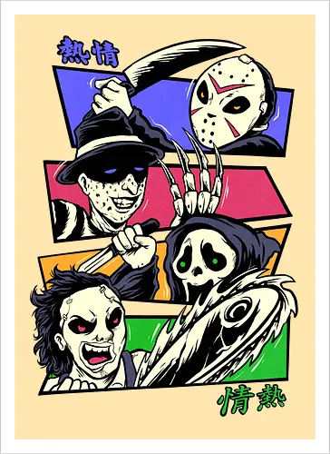 colorful horror