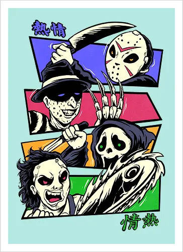 colorful horror