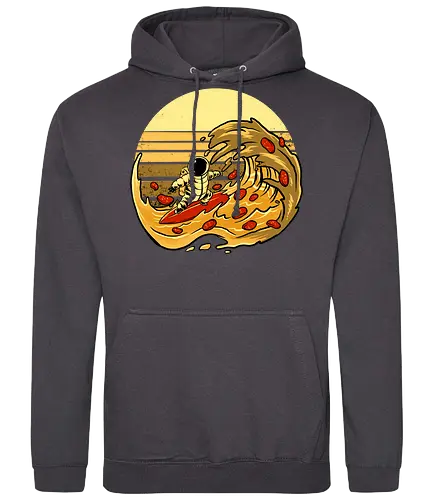 cheesy wave - pizza, astronaut, grt wave - Standard Hoodie