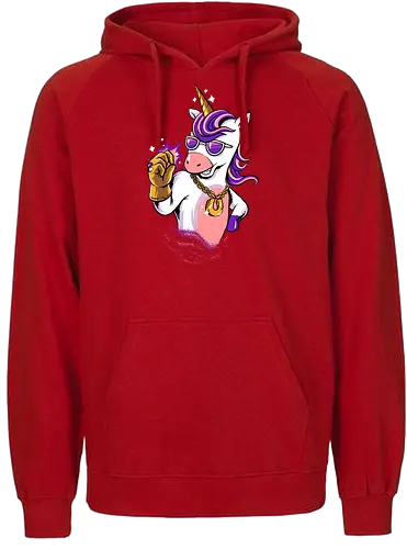 snap it - unicorn, Bling bling - Fairtrade Hoodie