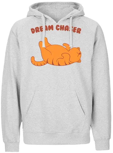 Dream Chaser - Cozy, cat, sleepy - Fairtrade Hoodie