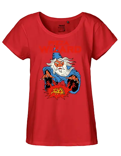 Pizza Wizard - pizza, cheese - Fairtrade Girl Shirt