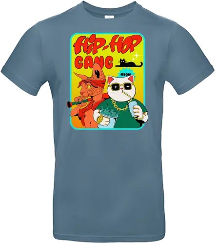 Hip Hop Gang - cat, cool - Standard T-Shirt