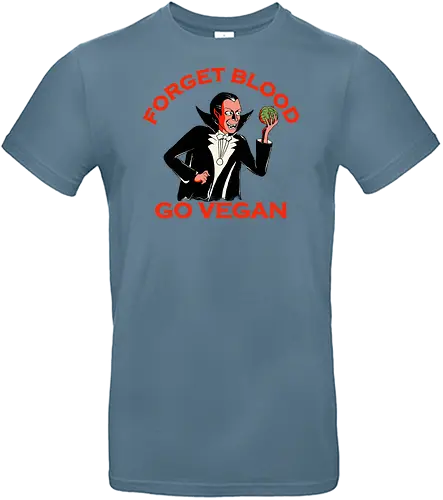 Forget Blood Go Vegan - dracula, cabbage, vampire - Standard T-Shirt