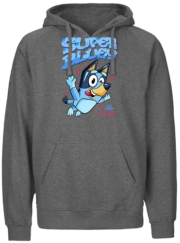 super bluey - dog - Fairtrade Hoodie