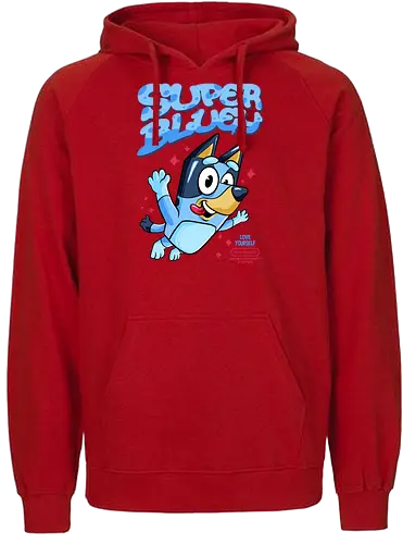 super bluey - dog - Fairtrade Hoodie