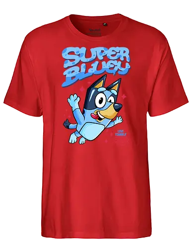 super bluey - dog - Fairtrade T-Shirt