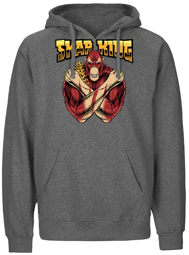 wrath king - monkey, monster - Fairtrade Hoodie