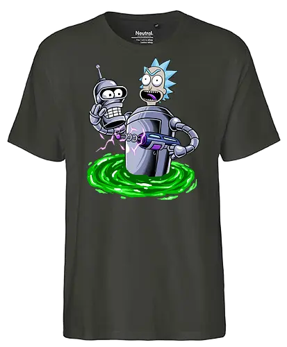 evil machine - bender, rick - Fairtrade T-Shirt
