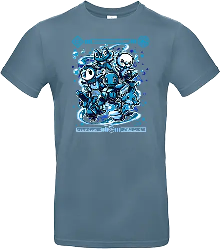 Water Starters - pocket, monster, water, wasser, starter - Standard T-Shirt