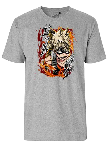 KABOOM - academia, boom, hero, manga, anime - Fairtrade T-Shirt