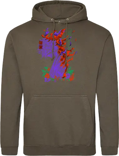 Fire Monk - anime, manga, hell, paradise - Standard Hoodie