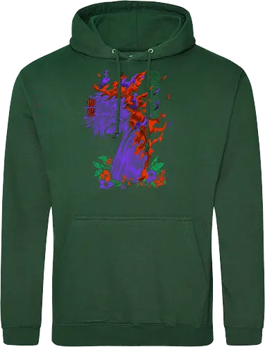 Fire Monk - anime, manga, hell, paradise - Standard Hoodie