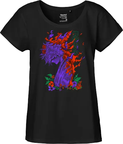 Fire Monk - anime, manga, hell, paradise - Fairtrade Girl Shirt