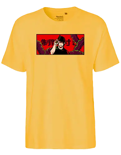 Toji and Guns - jujutsu, Megumi, anime, manga - Fairtrade T-Shirt